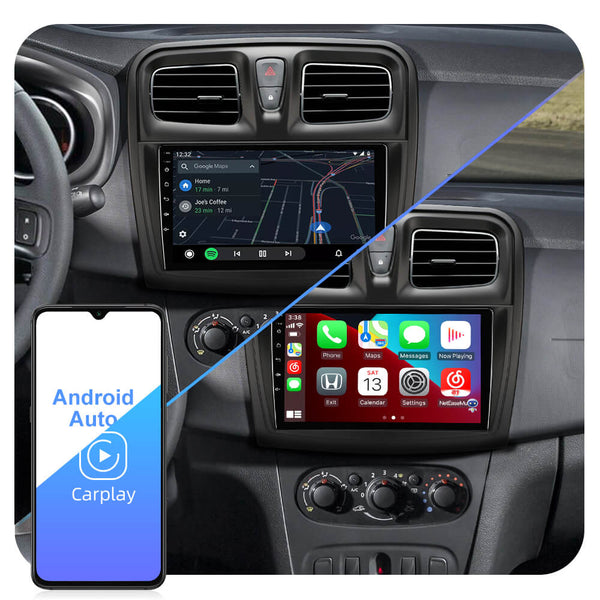 ISUDAR T72 Android 10 Car Radio For Renault Logan 2 2012 - 2019 Sandero 2  2014 - 2019