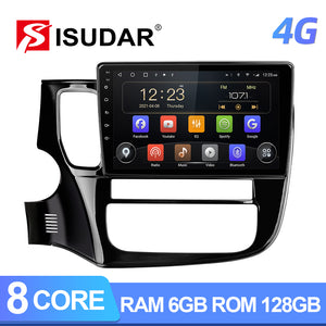Isudar Octa core RAM 6GB ROM 4G Auto Radio For Mitsubishi Outlander 3 2012-2018 - ISUDAR Official Store