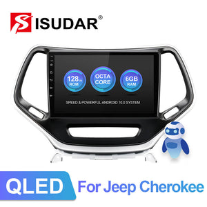ISUDAR QLED 1280*720P V72 Car Radio For Jeep Cherokee 5 KL 2014-2018 - ISUDAR Official Store
