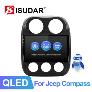 ISUDAR QLED 1280*720P V72 Car Radio For Jeep Compass 1 MK 2009-2015 - ISUDAR Official Store