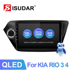Isudar V72 QLED 1280*720p Octa Core 4G Auto Radio For KIA RIO 3 Built in carplay - ISUDAR Official Store