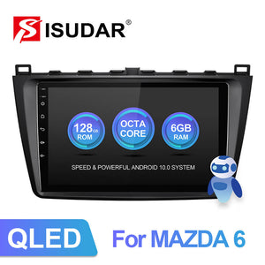 ISUDAR V72 QLED Android 10 Car Radio For Mazda 6 2 3 GH 2007-2012 - ISUDAR Official Store
