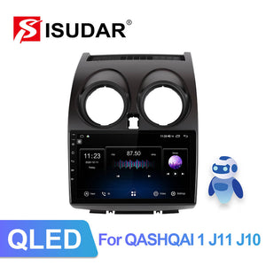 ISUDAR V72 QLED screen Car Radio For Nissan Qashqai 1 J10 2006-2013 - ISUDAR Official Store