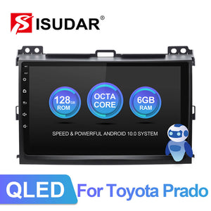 Isudar Auto radio 8 core GPS For TOYOTA/Prado J120 2004-2009 - ISUDAR Official Store