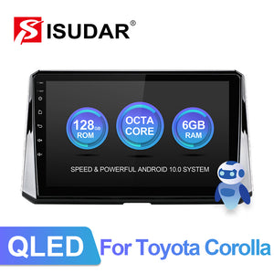 ISUDAR V72 Android 10 Car Radio For  Toyota Corolla 2018 2019 - ISUDAR Official Store