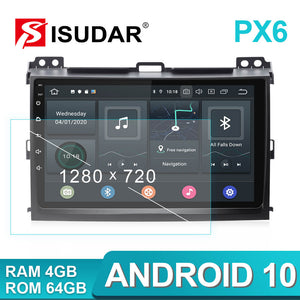 ISUDAR 1 Din Android 10 Car Radio For Toyota/Prado 120 2004-2009 - ISUDAR Official Store