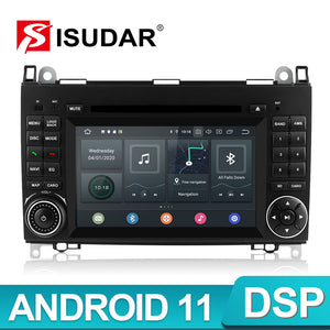 Isudar 4G Anrod 11 Auto Radio For Mercedes/Benz/Sprinter/B200/B170/W169 - ISUDAR Official Store