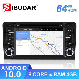 ISUDAR 2 Din Auto radio Android 10 Octa core For Audi A3 8P/A3 - ISUDAR Official Store