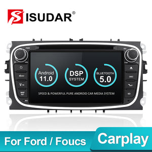 Isudar PX6 Android 11 2 Din Car Radio For FORD/Focus/S-MAX/Mondeo/C-MAX - ISUDAR Official Store