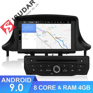 ISUDAR 2 Din Auto radio Android 9 Octa core For Renault/Megane 3 - ISUDAR Official Store