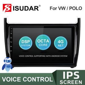 Car Radio Mulitimedia Navigation Player Android For VW/Volkswagen POLO 5 2008-2020 - ISUDAR Official Store
