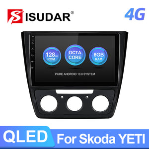 RAM 6GB CANBUS 4G Android 10 Car Radio For Skoda Yeti 2009 2010 2011 2012 2013 - ISUDAR Official Store