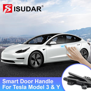 Smart Electric Door Handle for Tesla Model 3 Model Y Outside Exterior Automatically Door knobs Accessories Open Welcome Light