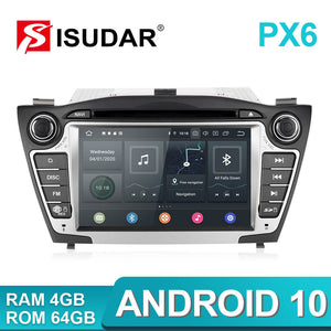Isudar PX6 2 Din Android 10 Car Multimedia Player GPS For Hyundai/IX35/TUCSON - ISUDAR Official Store