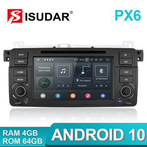 Isudar PX6 1 Din Android 10 Auto Radio For BMW/E46/M3 - ISUDAR Official Store