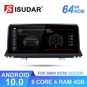 Isudar Qualcomm Android 10 1 DIN Car DVD Player for BMW X5 E70/X6 E71/F20 - ISUDAR Official Store